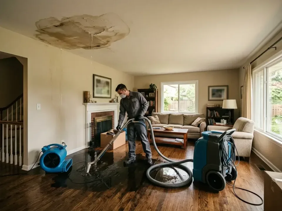 attic-pipe-burst-ceiling-drip-008 — frequently asked questions, Water Damage Restoration & Carpet Care in New Holstein, WI